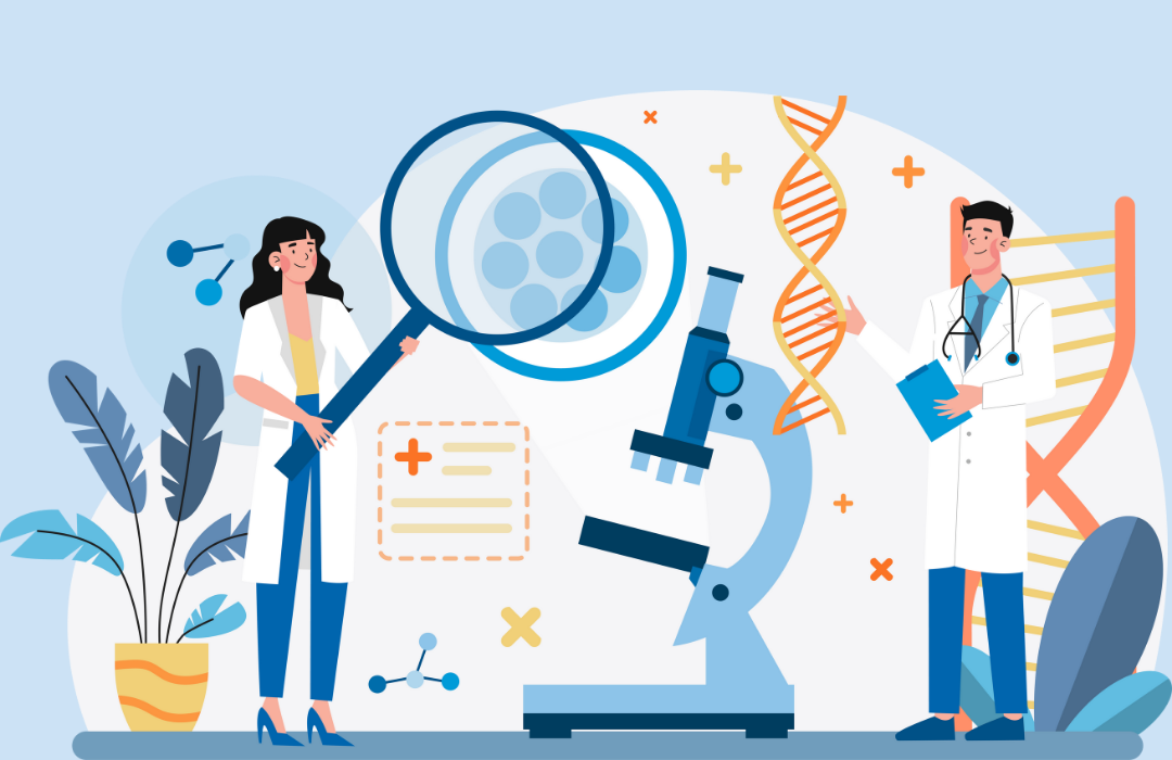 clinical lab illustration